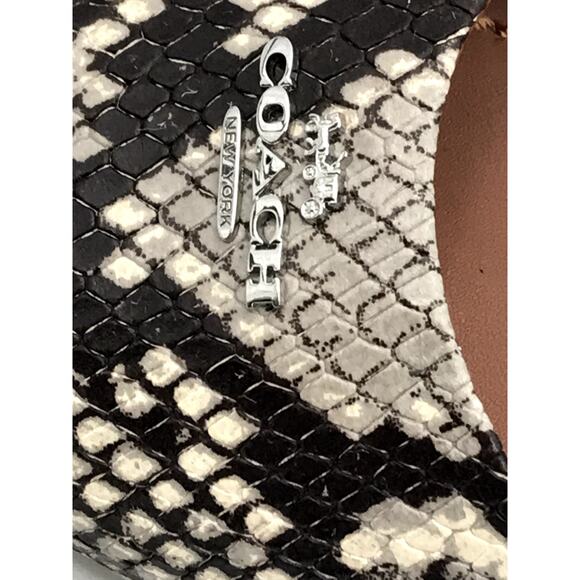 Coach Women's Snakeskin D'Orsay Pointed Toe Flats Size 6 NEW - Picture 8 of 11